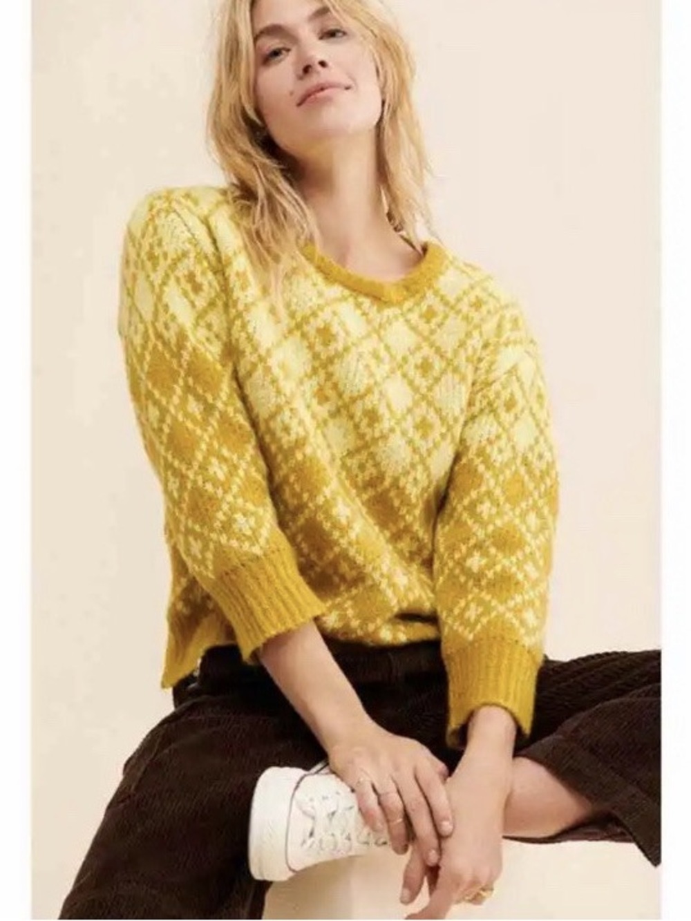 Anthropologie Maeve Women's Sigfried Long Sleeve Sweater Size S